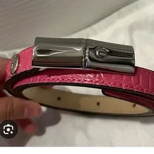 Longchamp Pink Roseau Belt Longchamp | Accessories | Longchamp Pink Roseau Belt | Poshmark main image 3